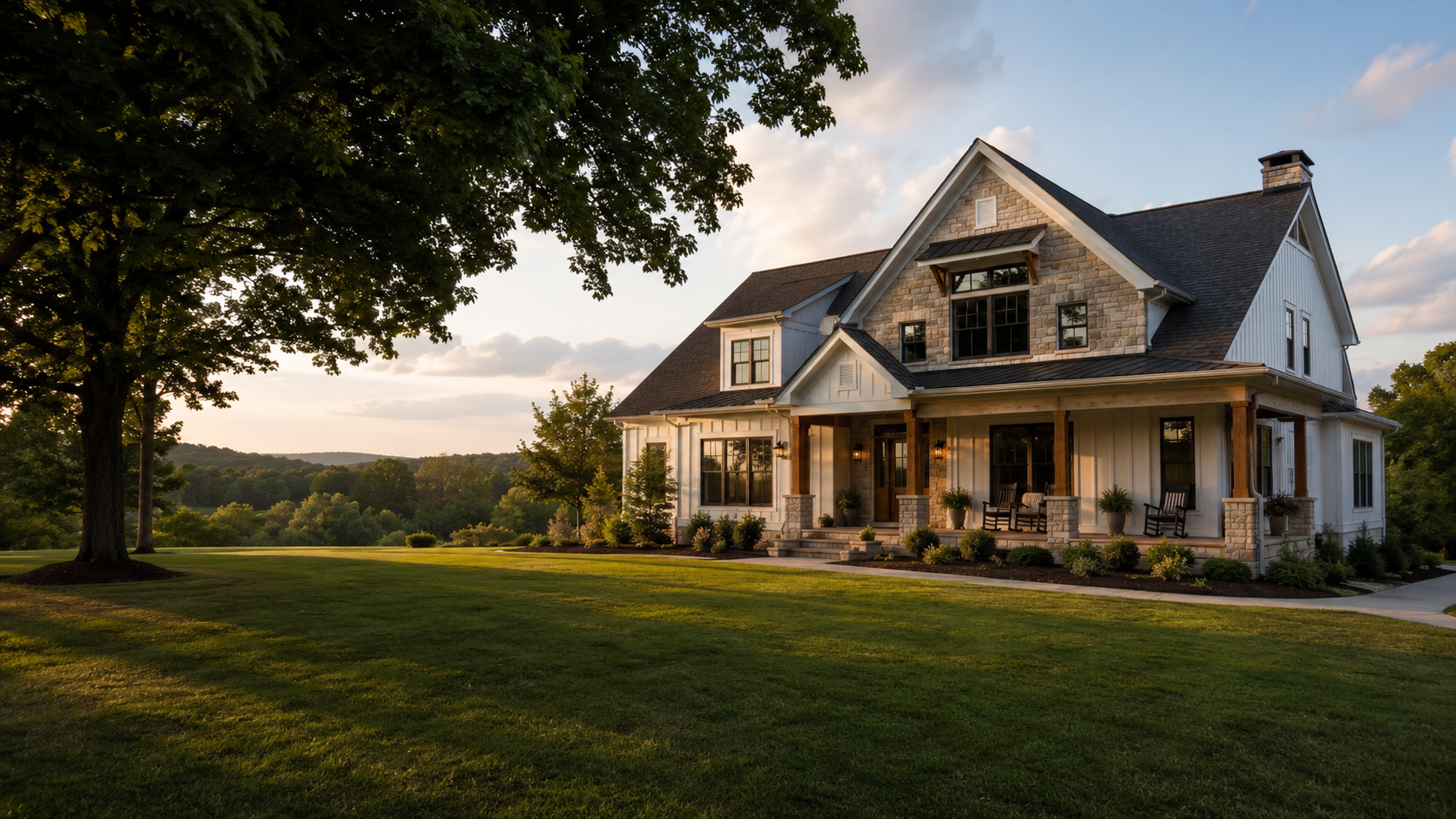 Representative custom home imagery